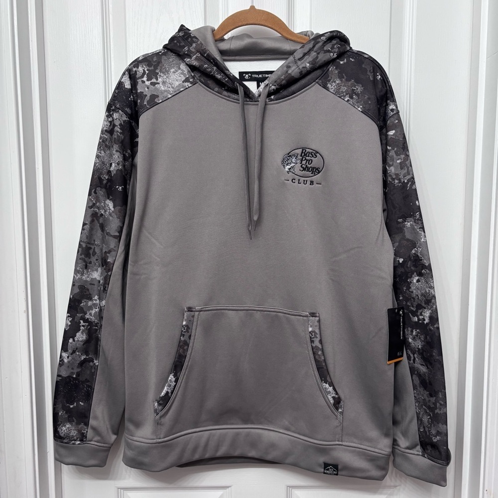 Gray Camo Hoodie Bass Pro | TrueTimber Size M
